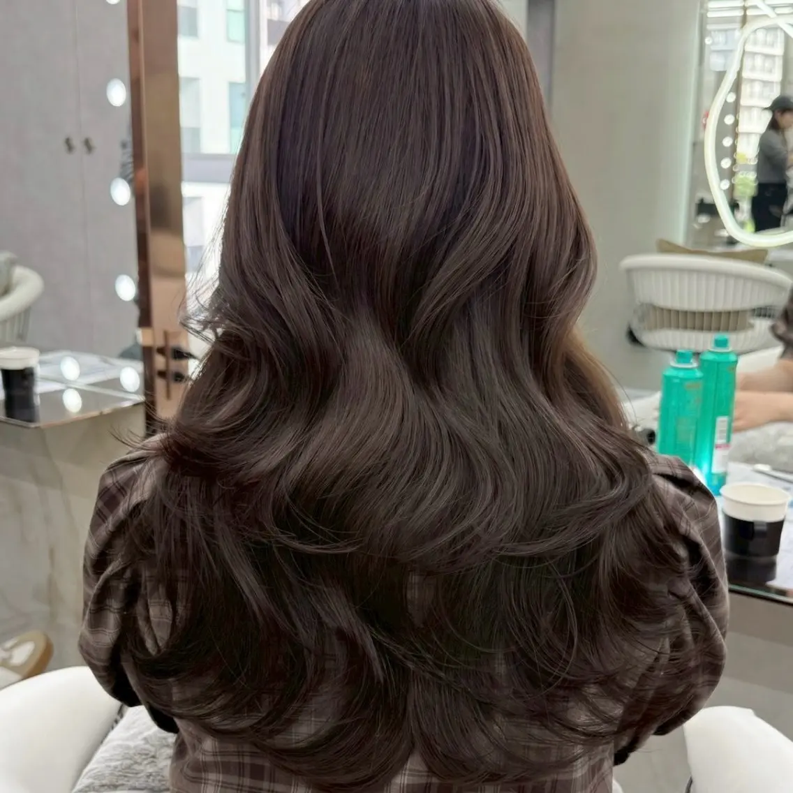 ロング カラー カット ヘアカラー レイヤー🍀ボブ 浦和🍓YUIのヘアスタイル
