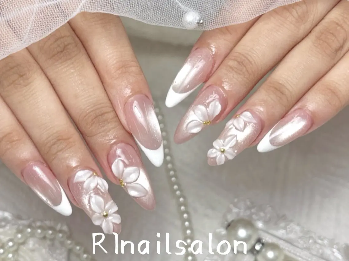 ネイル ジェルネイル 韓国ネイル マグネットネイル 持ち込み ワンカラーネイル アールワン NAIL SALONのネイルデザイン