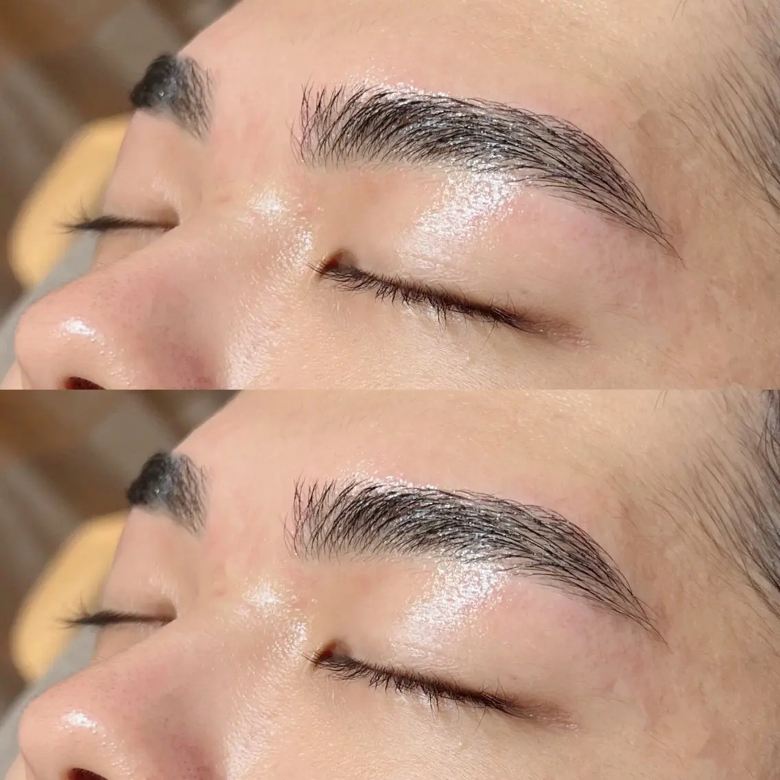 アイブロウ メンズアイブロウ 眉毛ワックス脱毛 CREA 今野 ⟡.·のマツエク・マツパデザイン
