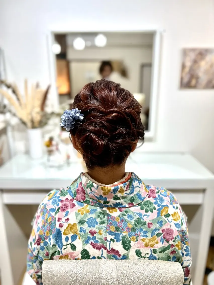 ヘアアレンジ ボブ make room Blissのヘアスタイル