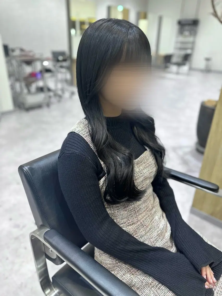 ロング カラー 癖毛改善縮毛矯正 /中山なかやまのヘアスタイル