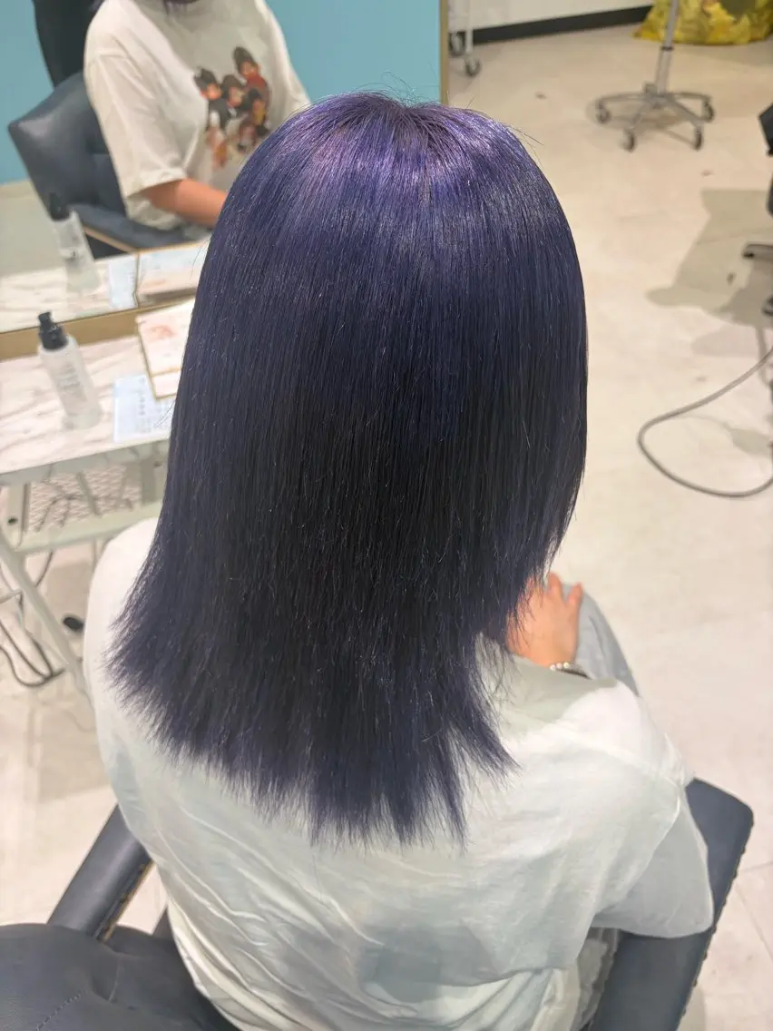 ミディアム カラー ヘアカラー ブリーチ/ハイトーン naoのヘアスタイル