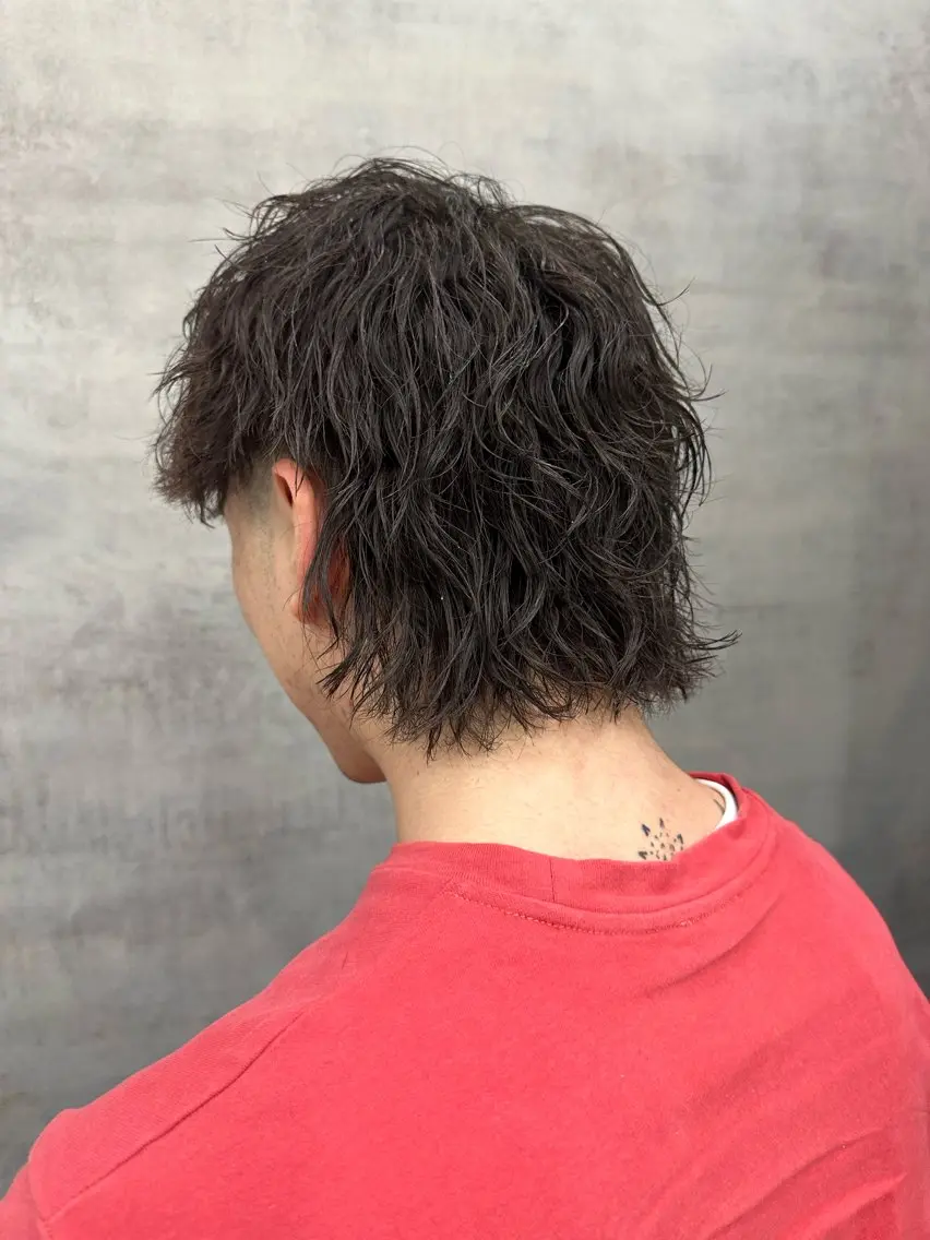 ショート パーマ ヘアアレンジ メンズ メンズヘア静岡 ✂︎Ryuheiのヘアスタイル