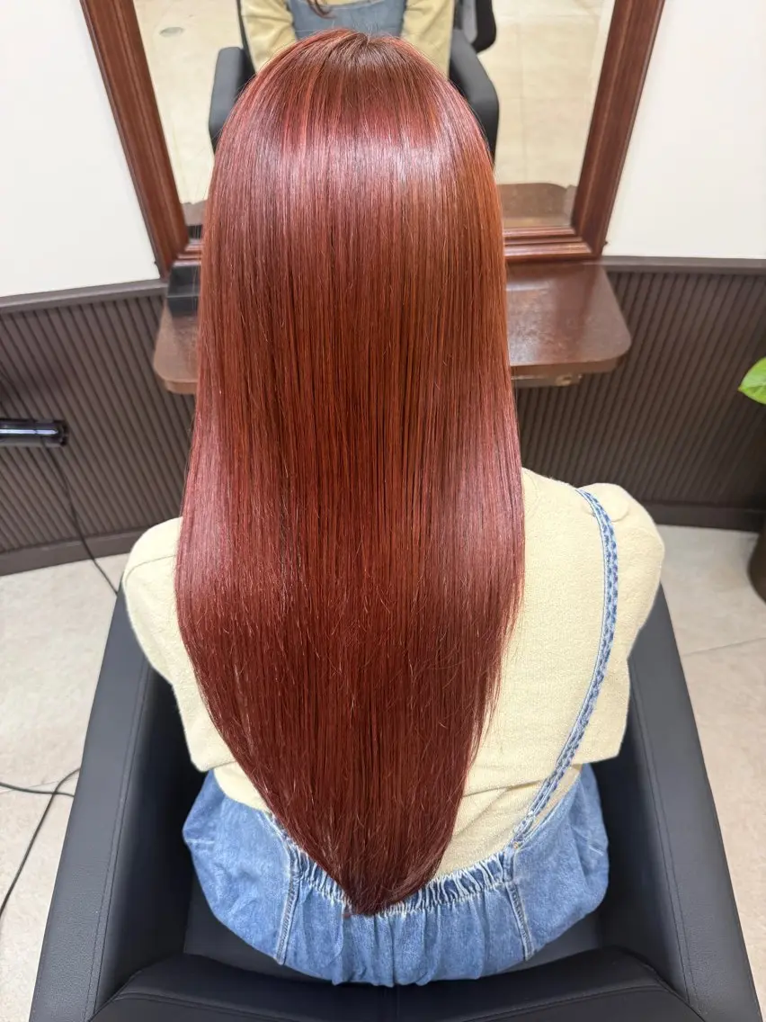 ロング カラー ブリーチ ダブルカラー ブリーチなしカラー ヘアカラー SHICUNEアサミ /ショート/メンズのヘアスタイル