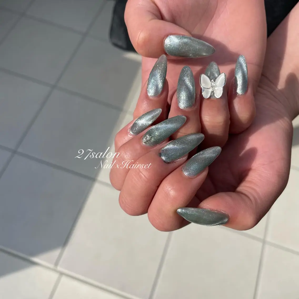 ネイル マグネットネイル 27salon yuinaのネイルデザイン