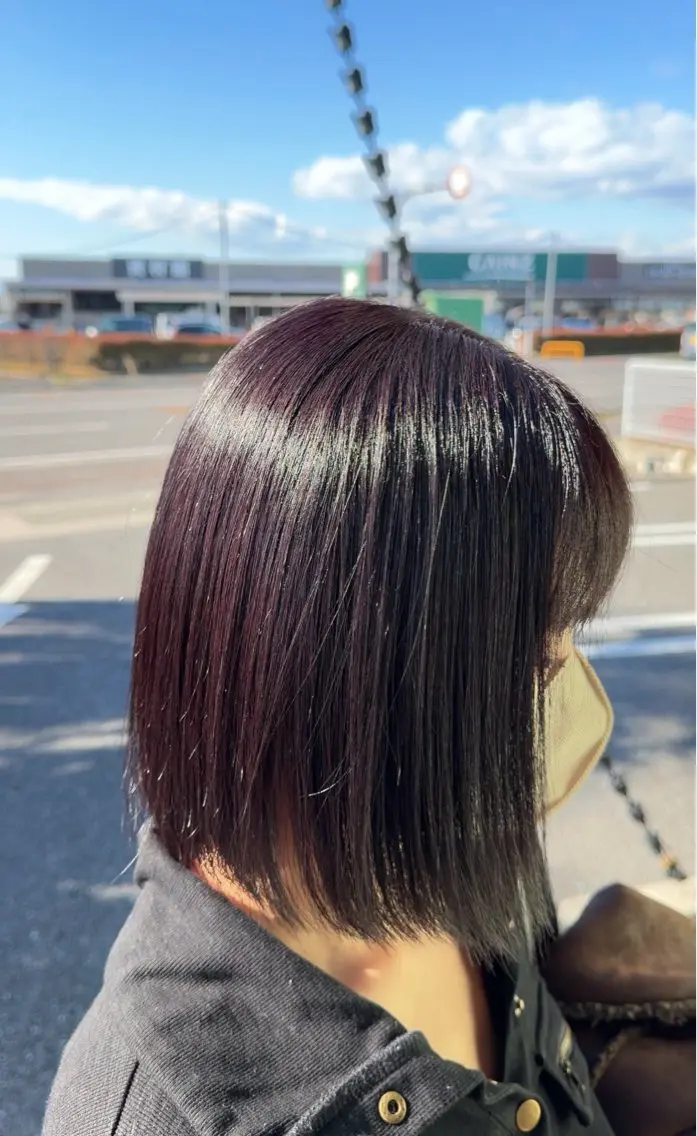 ショート カラー ヘアカラー トリートメント 艶カラー×デザイン カラー特化/値賀大樹のヘアスタイル