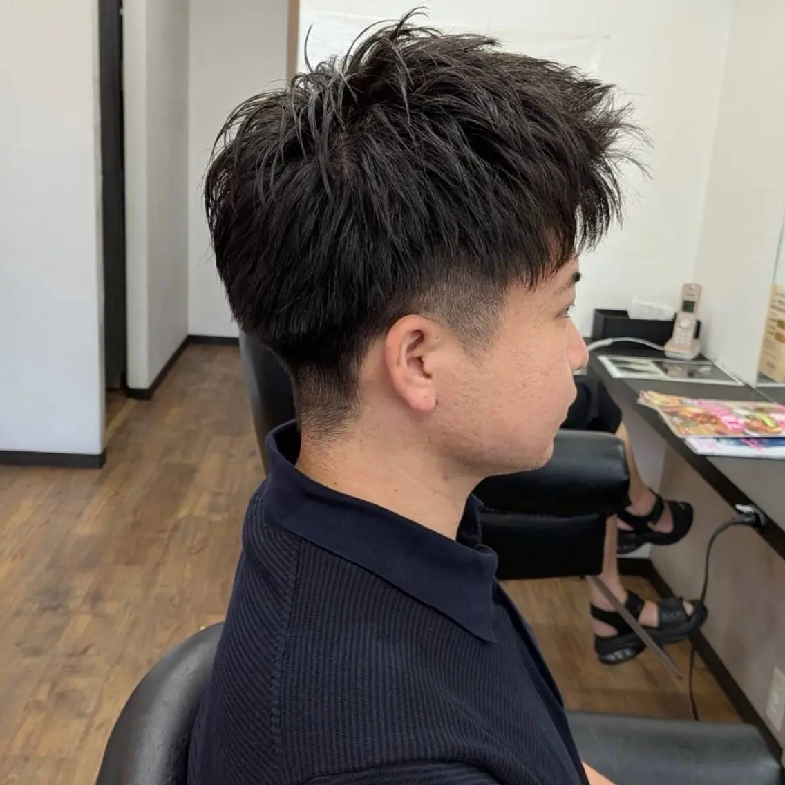 ショート メンズ monde 西田店のヘアスタイル