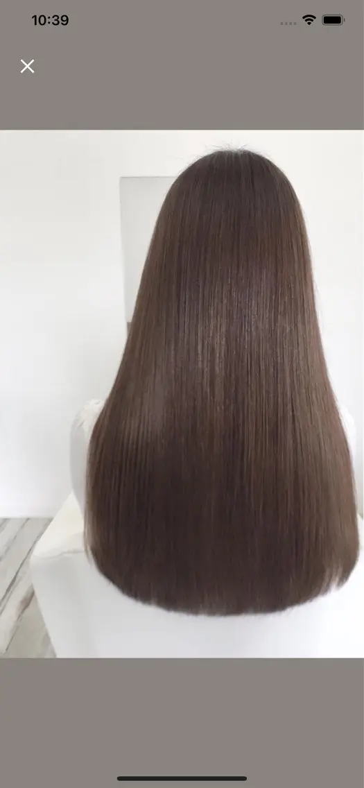 ロング カット トリートメント SHO担当髪質改善 東加古川アーティブのヘアスタイル