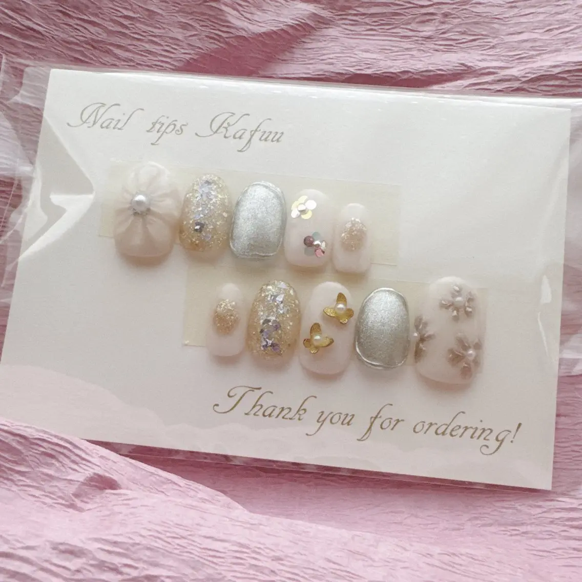 ネイル ネイルチップ Kafuu Nailのネイルデザイン