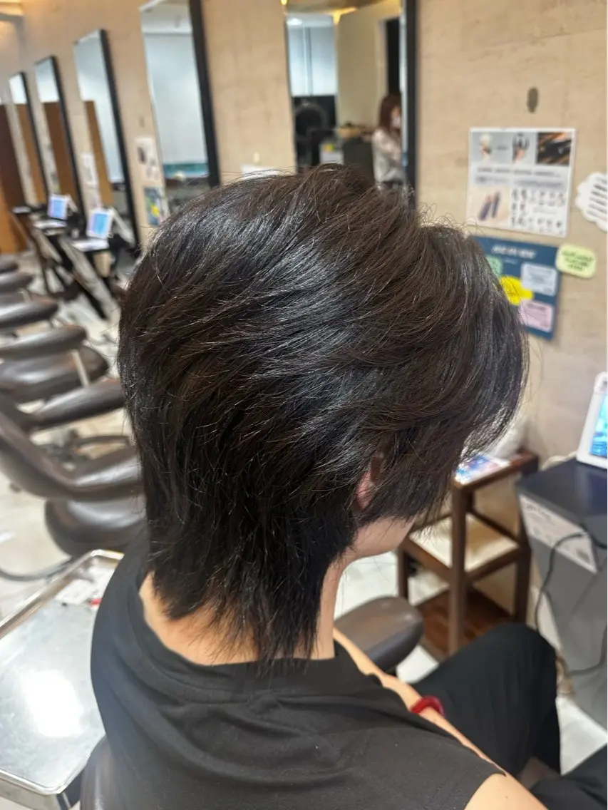 セミロング パーマ メンズ カット パーマ 💙メンズカット池袋 Manami💙のヘアスタイル
