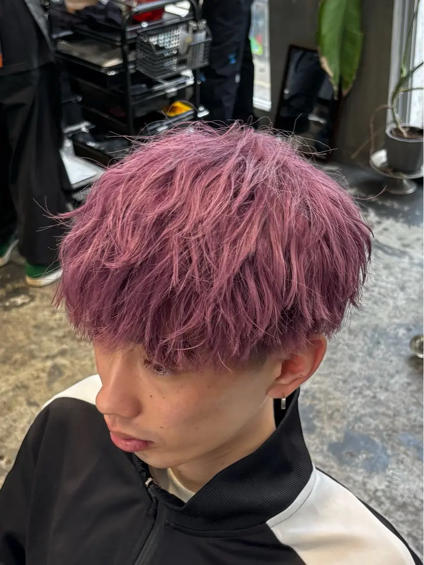 ショート メンズ カット ヘアカラー 川尻 竜正のヘアスタイル