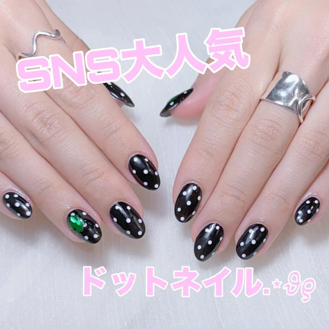 ネイル ドット ワンカラーネイル ハンドネイル Una NAILMANAMIのネイルデザイン