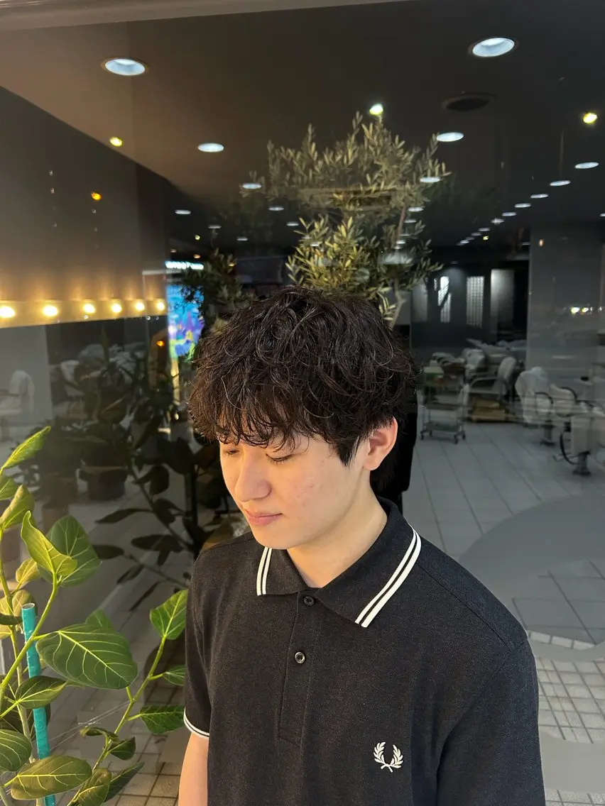 パーマ メンズ メンズパーマ 古川 遥翔のヘアスタイル