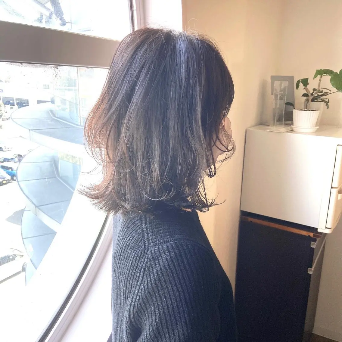 ミディアム くびれヘア NAKAHARA TSUKUSHIのヘアスタイル