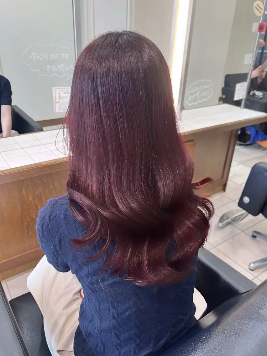 ロング 🎀透明感カラー🎀 稲垣至恩🎀のヘアスタイル