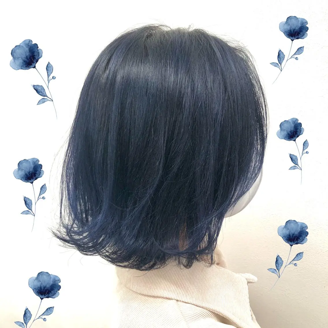 セミロング カラー パーマ ヘアアレンジ メンズ キッズ 上品＆韓国風 🥀海心🥀のヘアスタイル