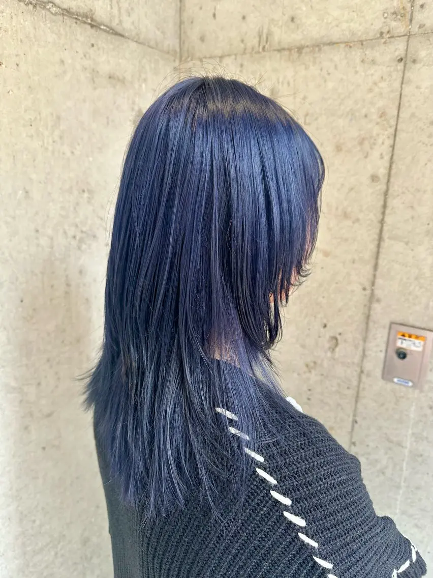 ミディアム カラー カット ヘアカラー トリートメント 🦋ハイトーン🦋/ かのんのヘアスタイル