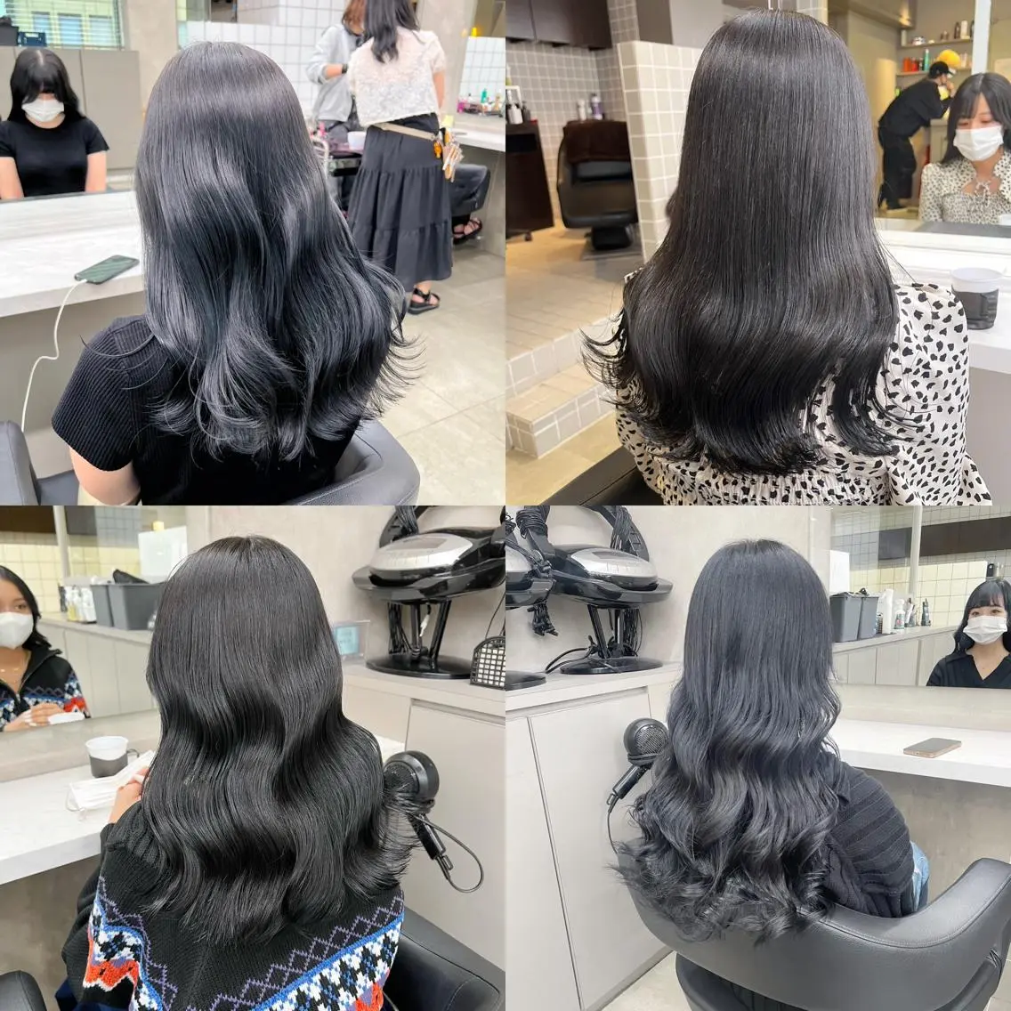 💎ミニモ学割💎韓国レイヤーカット＋透明感グレージュ＋髪質改善トリートメントの写真