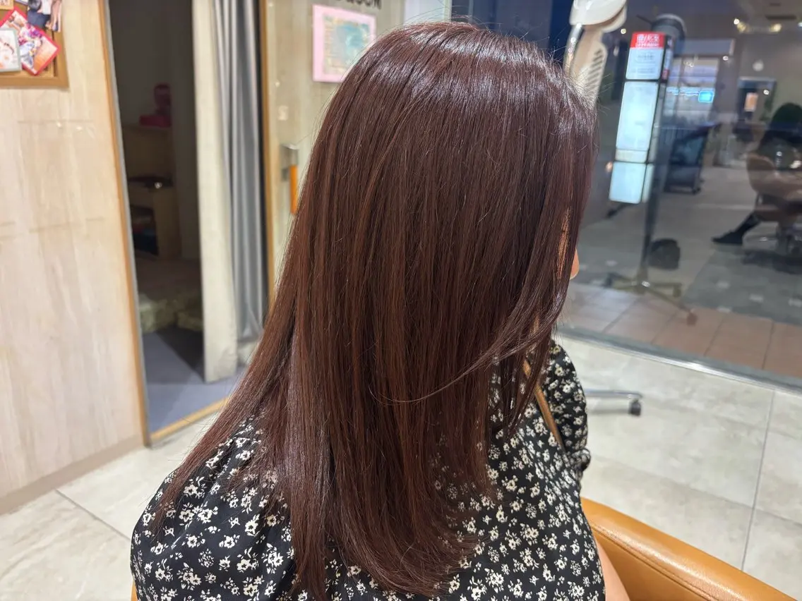 ロング カラー かわにし ゆきのヘアスタイル