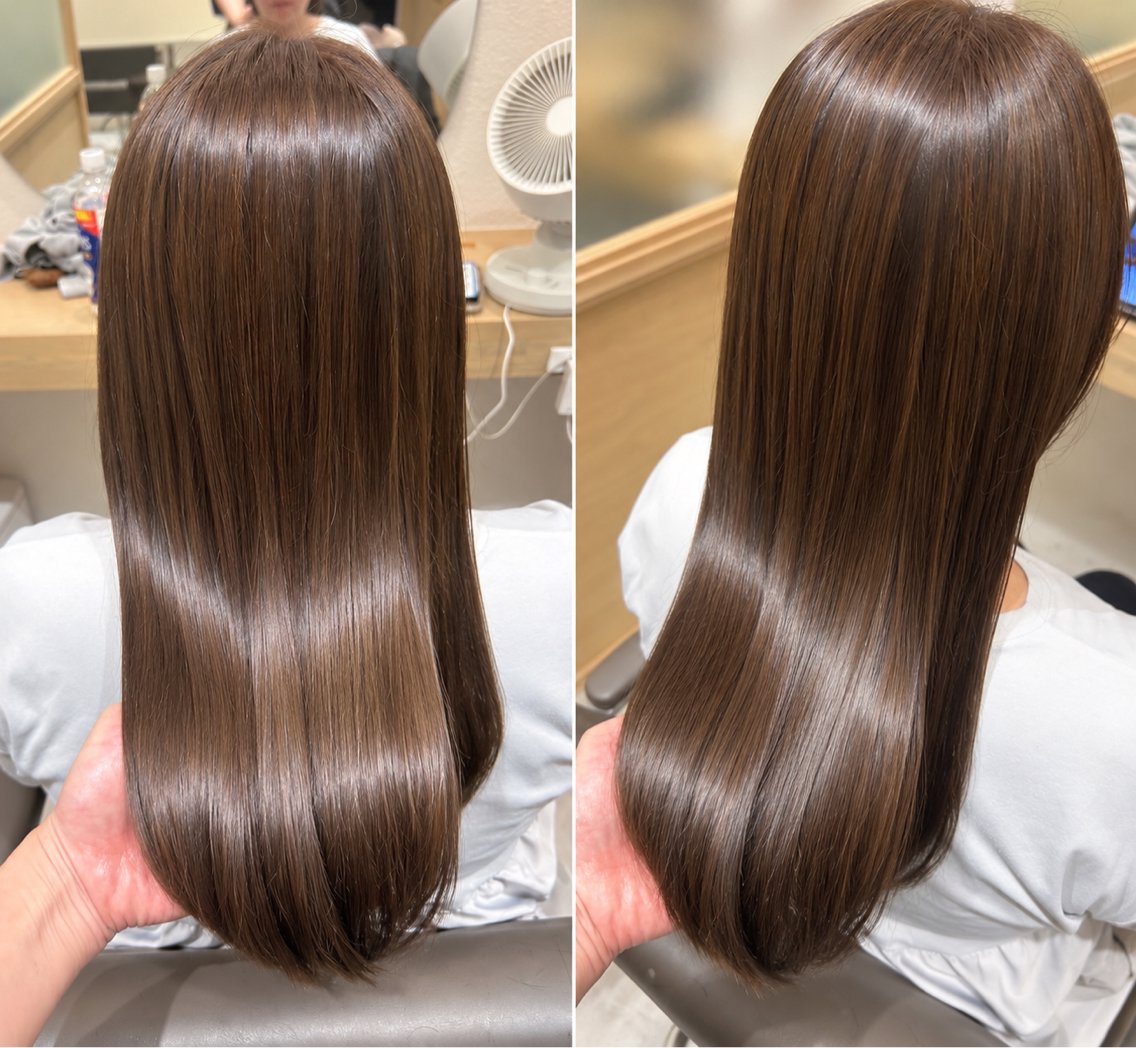 ロング 髪質改善 トリートメント トリートメント 久木原 ゆりのヘアスタイル