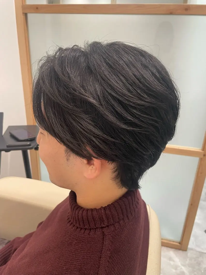 ショート カット パーマ トリートメント 村上 祐香のヘアスタイル