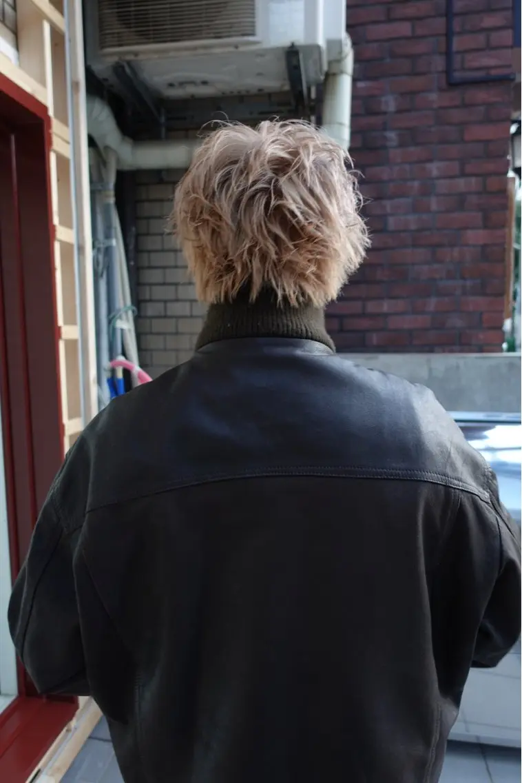 ショート カラー メンズ カット ヘアカラー トリートメント メンズショート 店長 清原佑太のヘアスタイル