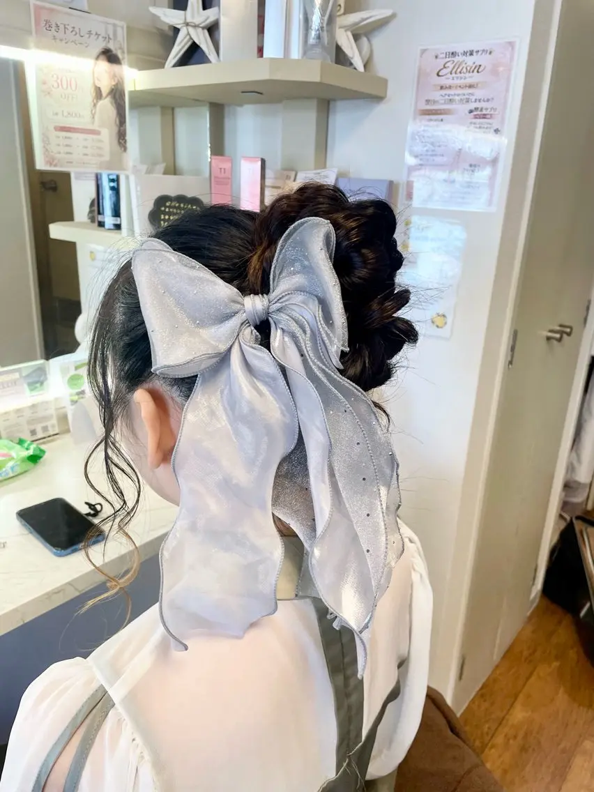 ロング 六本木0分ヘアセット ヘアメイクのヘアスタイル