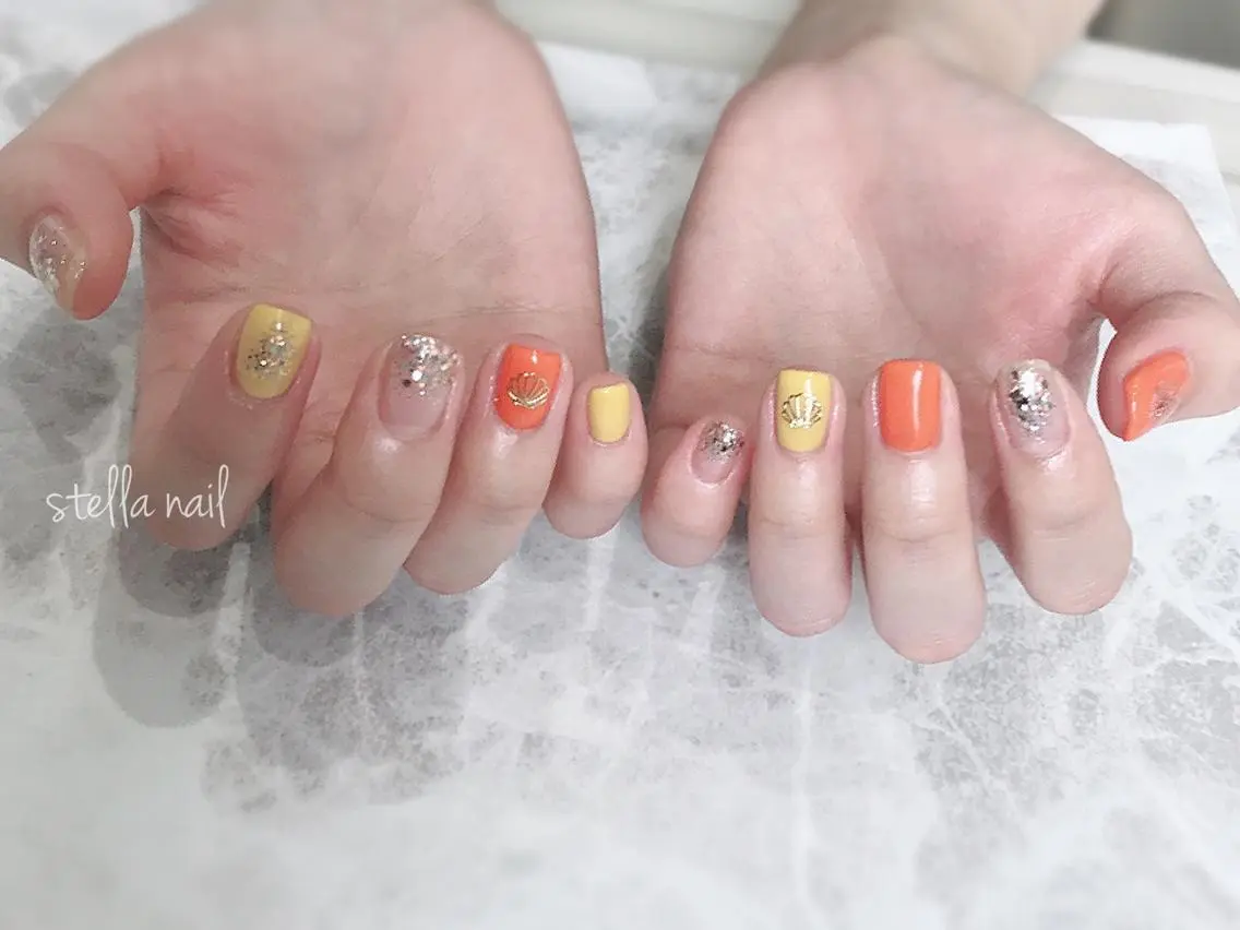 ネイル privatesa lon☆stellaのネイルデザイン