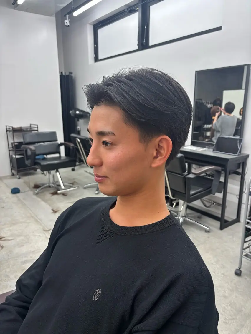 メンズ センターパート カラーモデル募集中 🪽naoのヘアスタイル