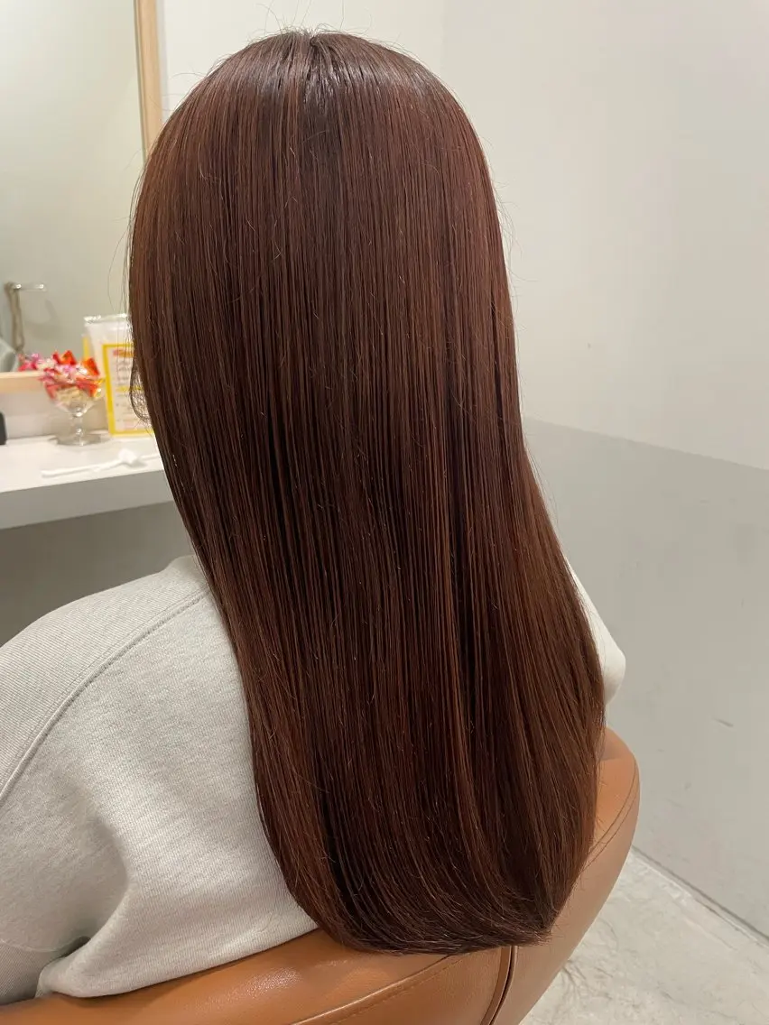 セミロング ボブ ハイライト 髪質改善 縮毛矯正 トリートメント 🌟髪質改善 平本雄大🌟のヘアスタイル
