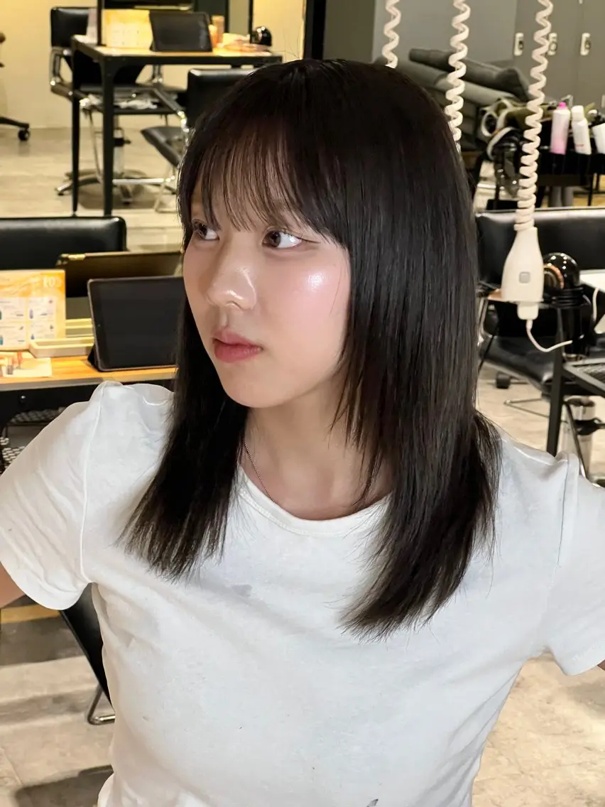 ミディアム 出仙 拓巳のヘアスタイル