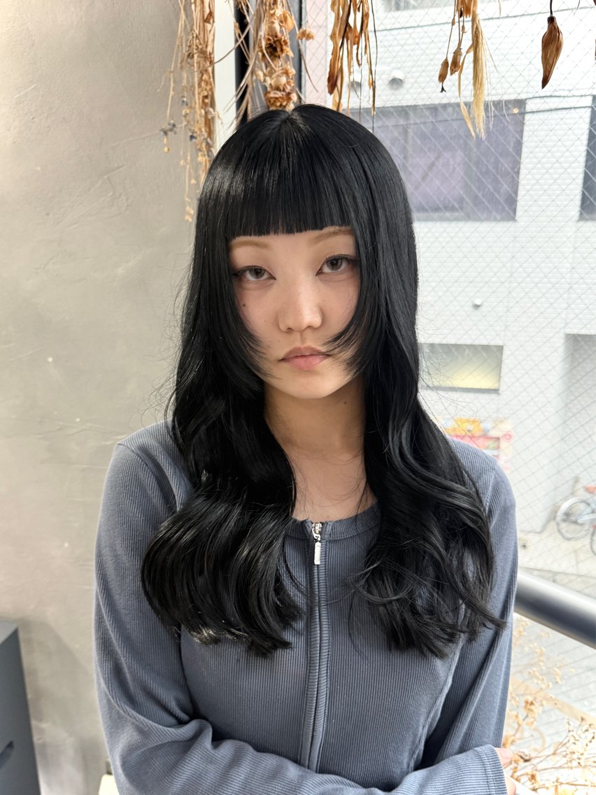ロング カット ウルフ レイヤー パーマ🪐MANAのヘアスタイル