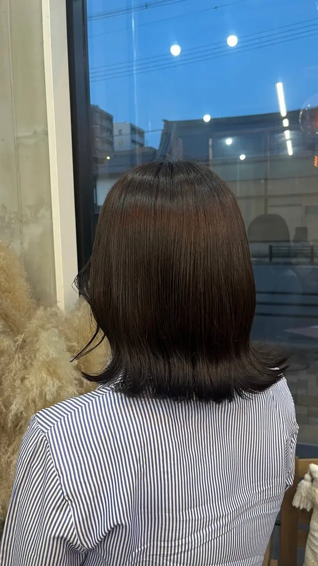 カラー 田中 萌のヘアスタイル