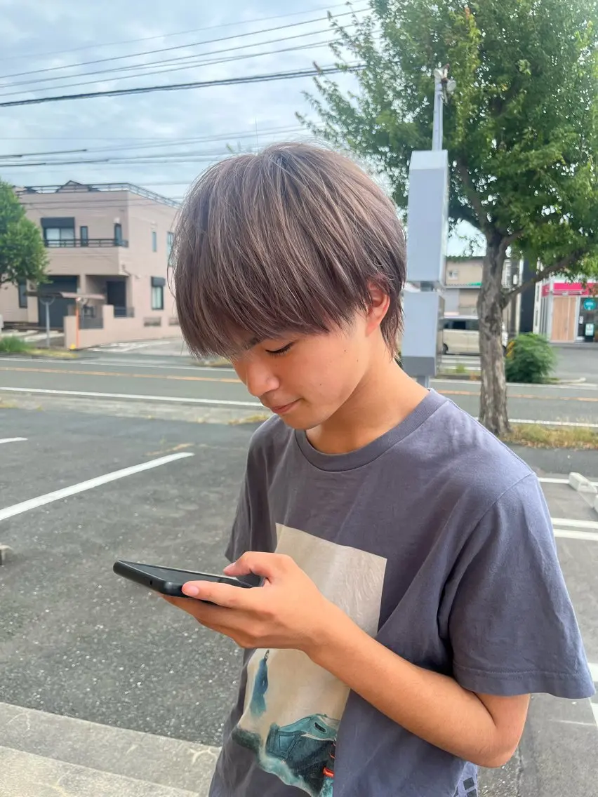 ショート カラー 柔らかい艶暖色 レイヤー🫧姫汝のヘアスタイル