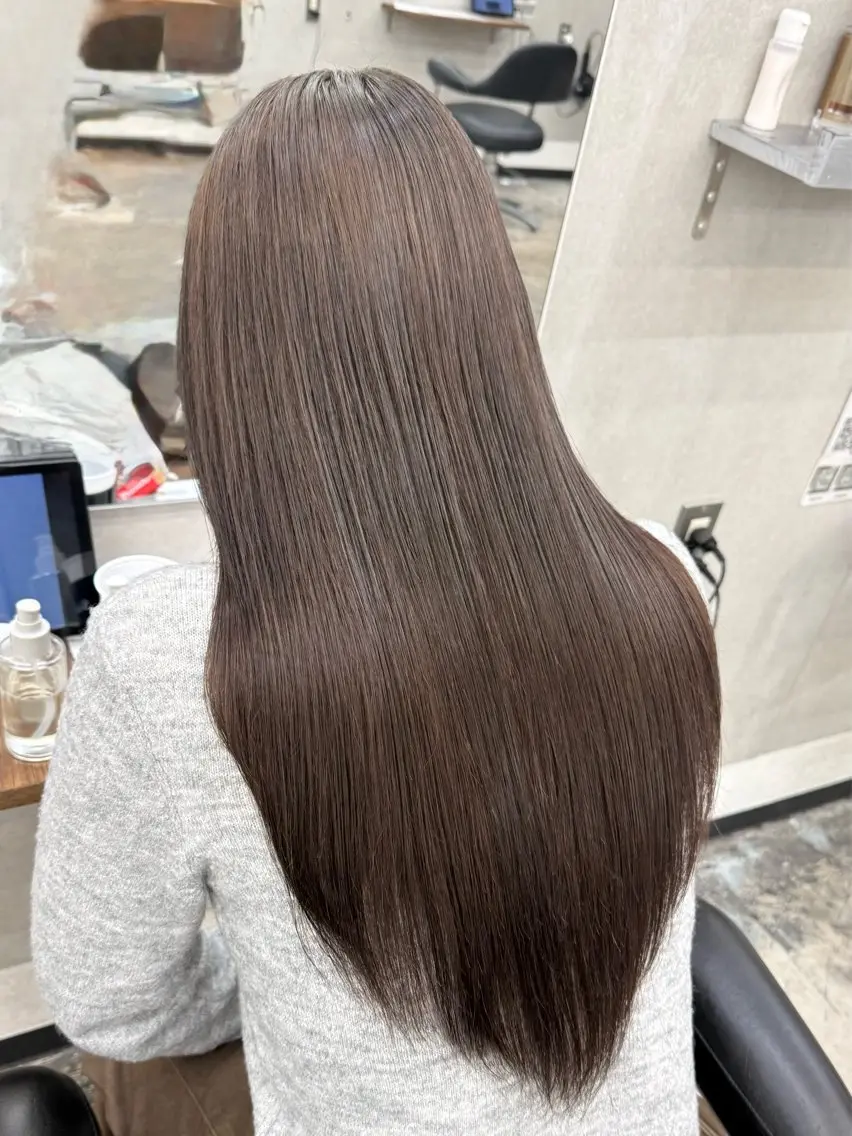 カラー ヘアカラー 透明感艶カラー/ Hao 🎀のヘアスタイル