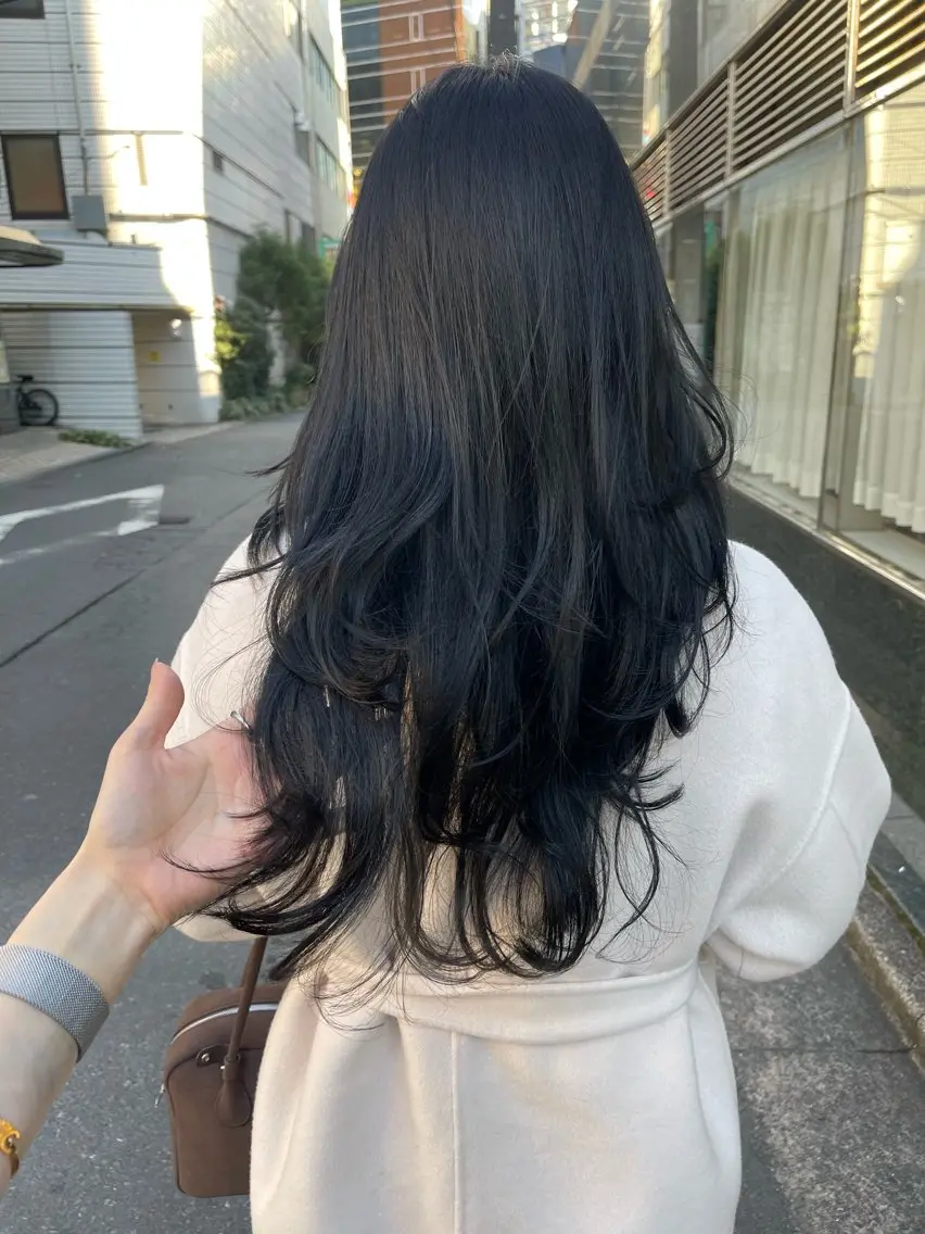 ロング レイヤーカット 透明感/レイヤー スタイル🤎mamiのヘアスタイル