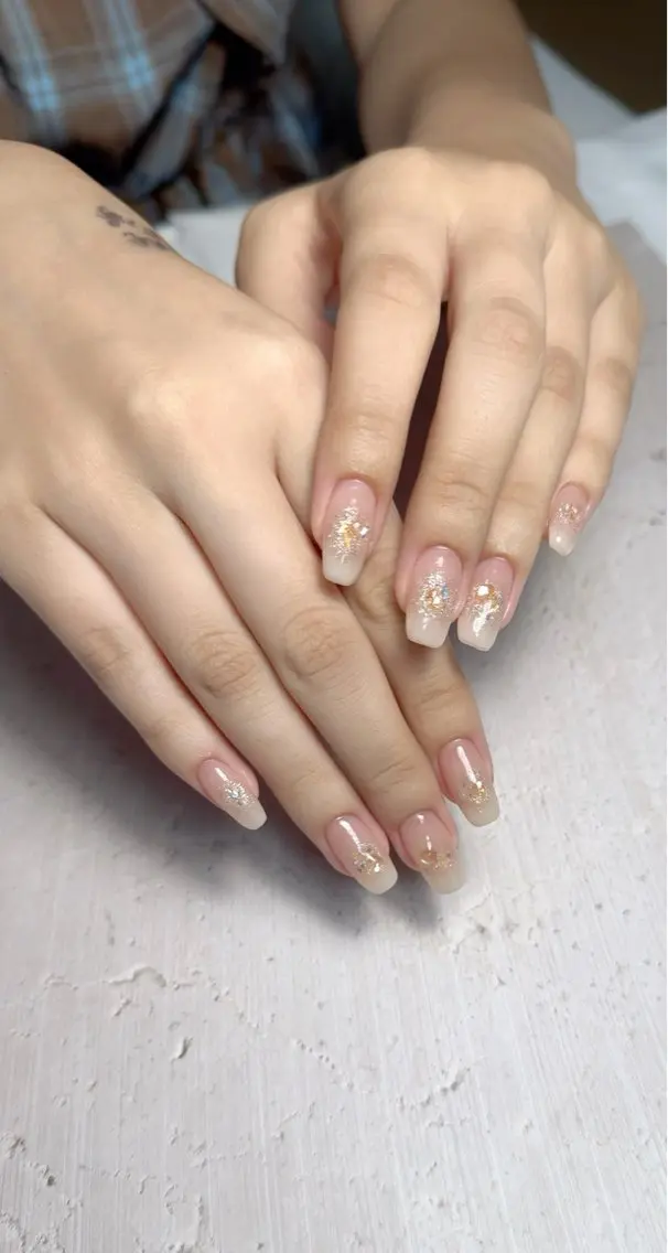 ネイル キラキラネイル ハンドネイル Monica nails/福島のネイルデザイン