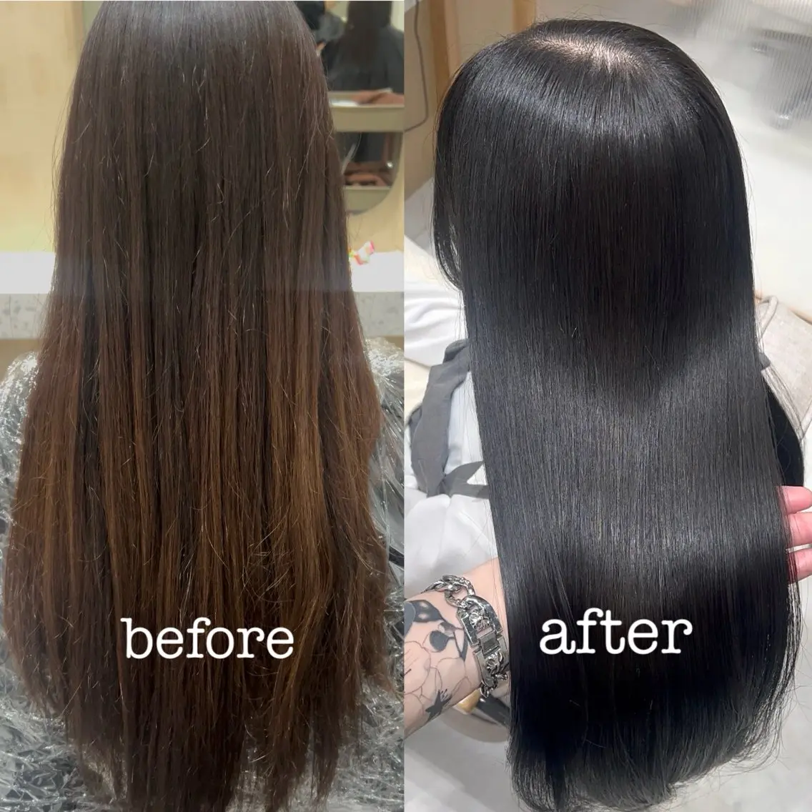 ロング ケアカラー 髪質改善 トリートメント カット ヘアカラー トリートメント 💎髪質改善/艶髪 💎mizuki💎のヘアスタイル