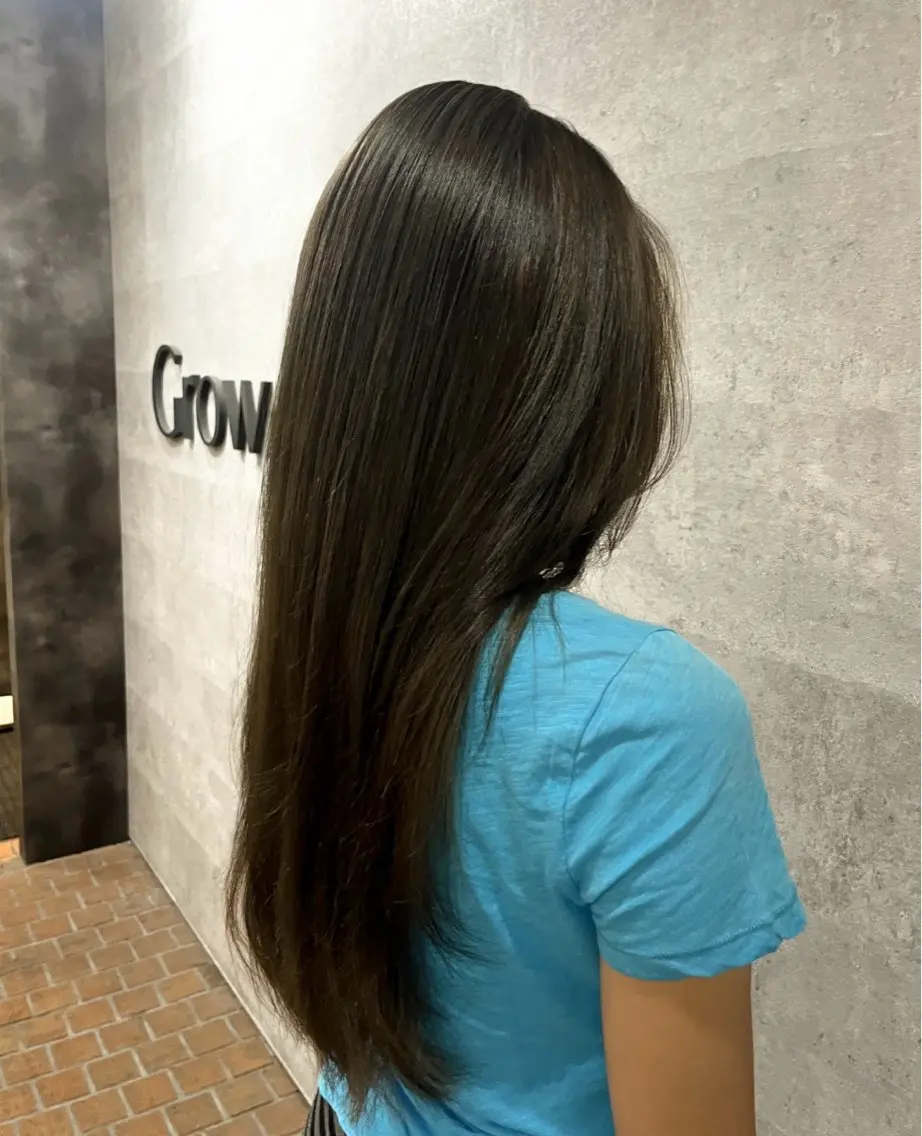 ロング カット ヘアカラー Grow by NYNY 田代 紀恵のヘアスタイル