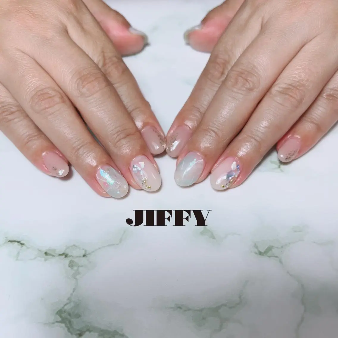 ネイル 大理石ネイル(マーブル) JIFFY nailstudioのネイルデザイン