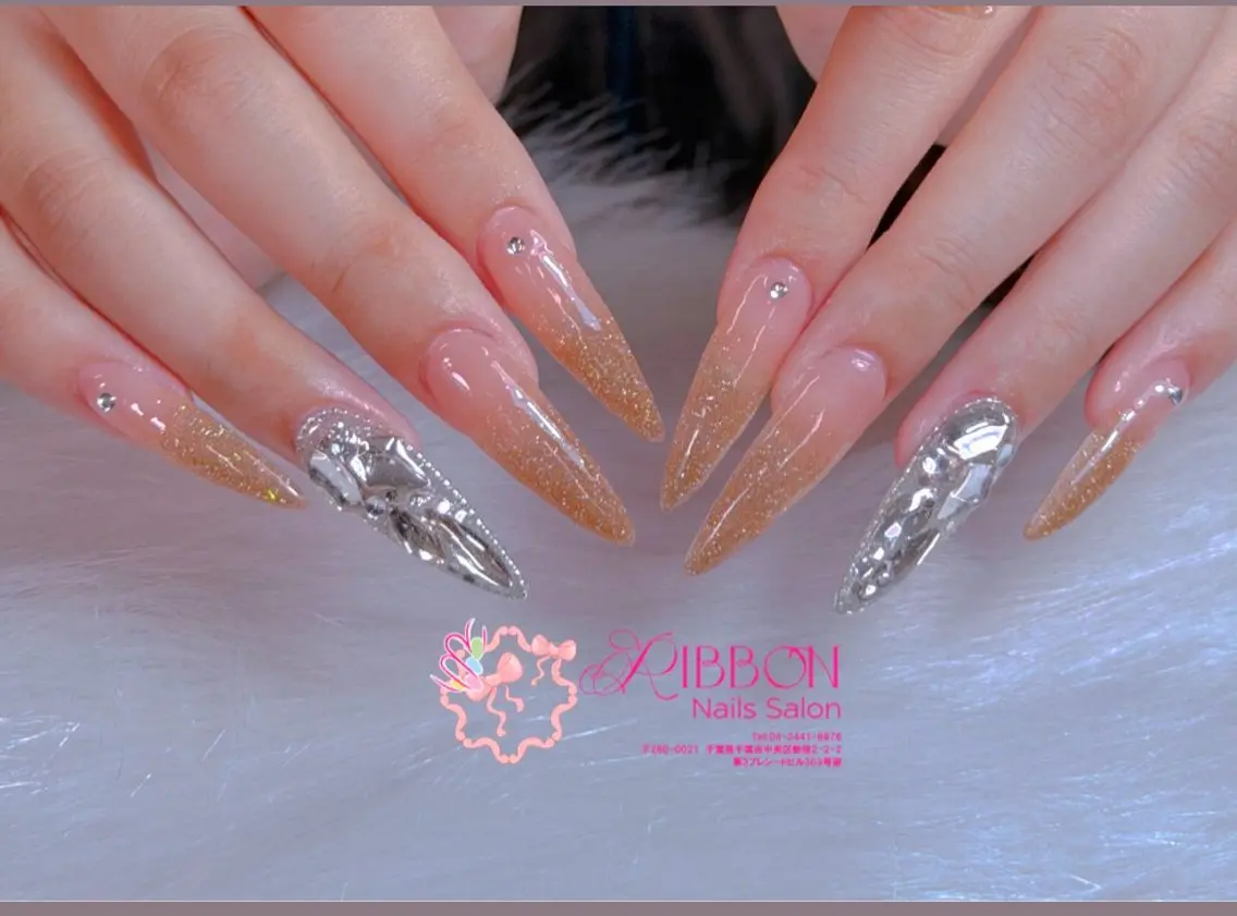 ネイル フレンチネイル ジェルネイル マグネットネイル 持ち込み ニュアンスネイル ハンドネイル Nami nailのネイルデザイン