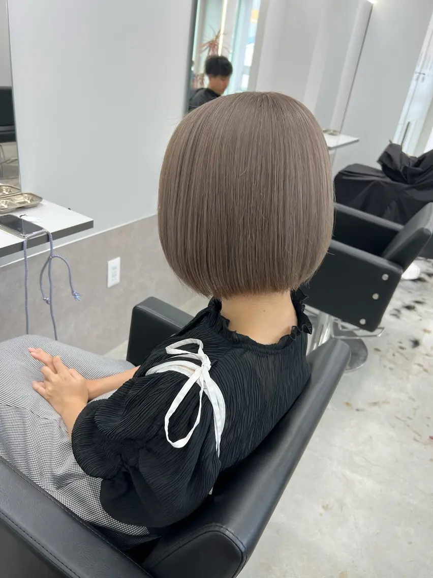 ショート ヘアカラー maya🇰🇷韓国 レイヤー/顔まわりのヘアスタイル
