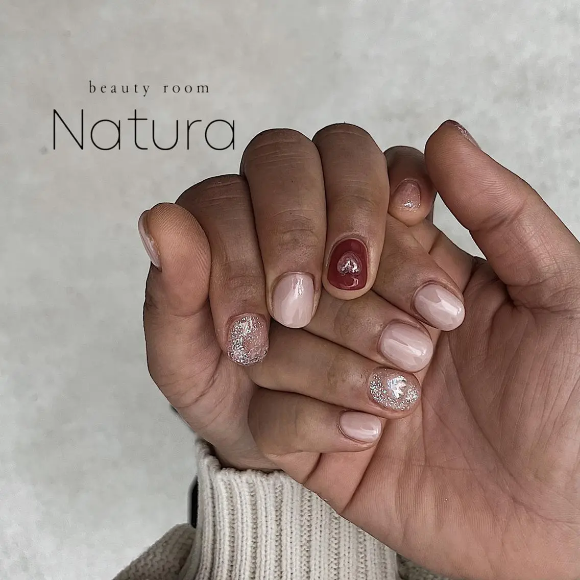 ネイル マツエク・マツパ アイブロウ ハンドネイル beautyroom Naturaのネイルデザイン
