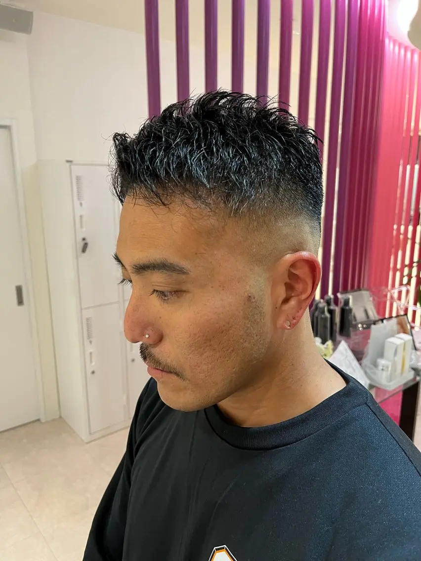 ショート メンズ カット MAO カラーモデル募集中のヘアスタイル