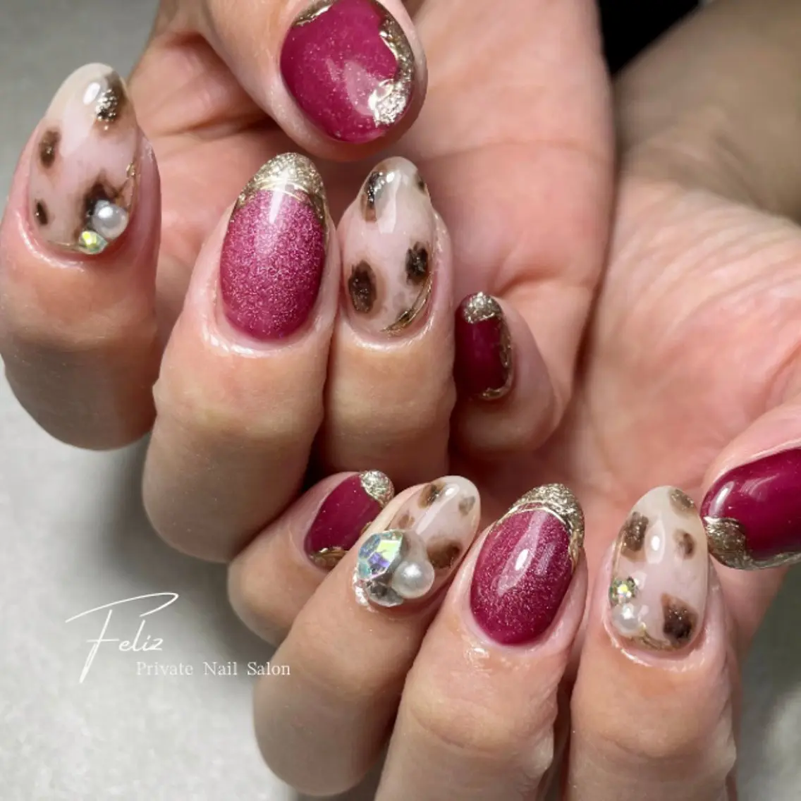 ネイル ハンドネイル フットネイル ハンドケア Feliz yuukaのネイルデザイン
