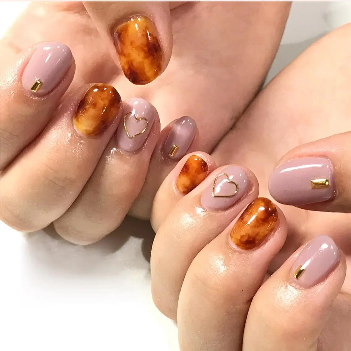 ネイル 渋谷/チップ長さ出し 👑アプレgel-xのネイルデザイン
