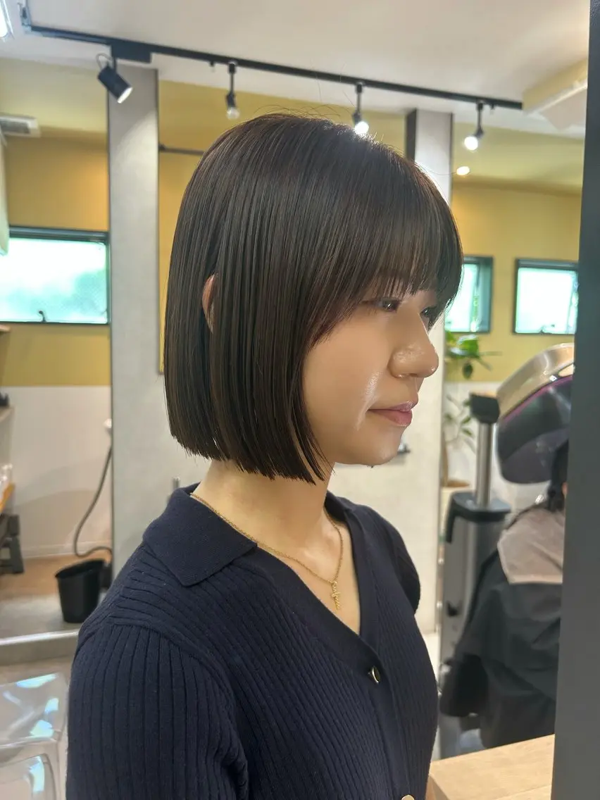 ショート ボブ カット トリートメント hub hair レイヤー/透明感のヘアスタイル