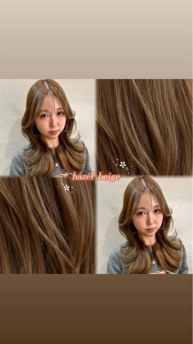 🌺💓暖色系カラー💓🌺 + oggi otto 1stepトリートメント✨️の写真