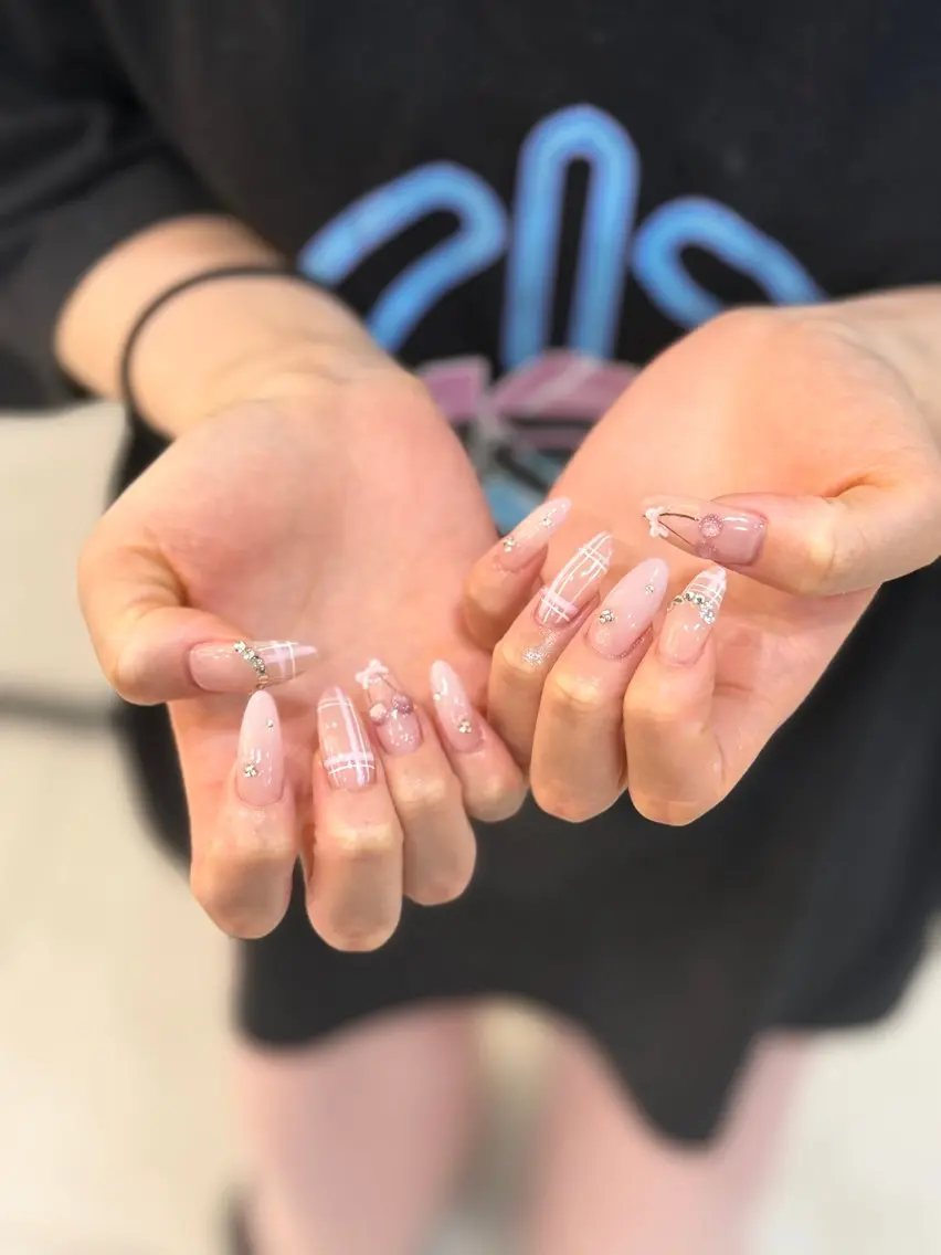 ネイル 持ち込み #arl nail mebaeのネイルデザイン