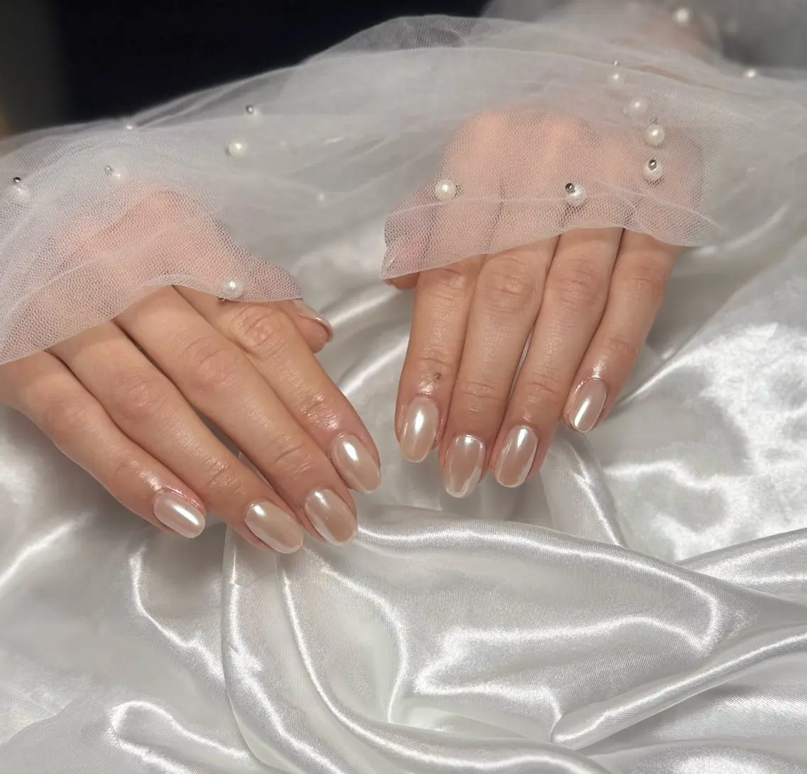 ネイル ミラーネイル ハンドネイル CREA nailsalonのネイルデザイン